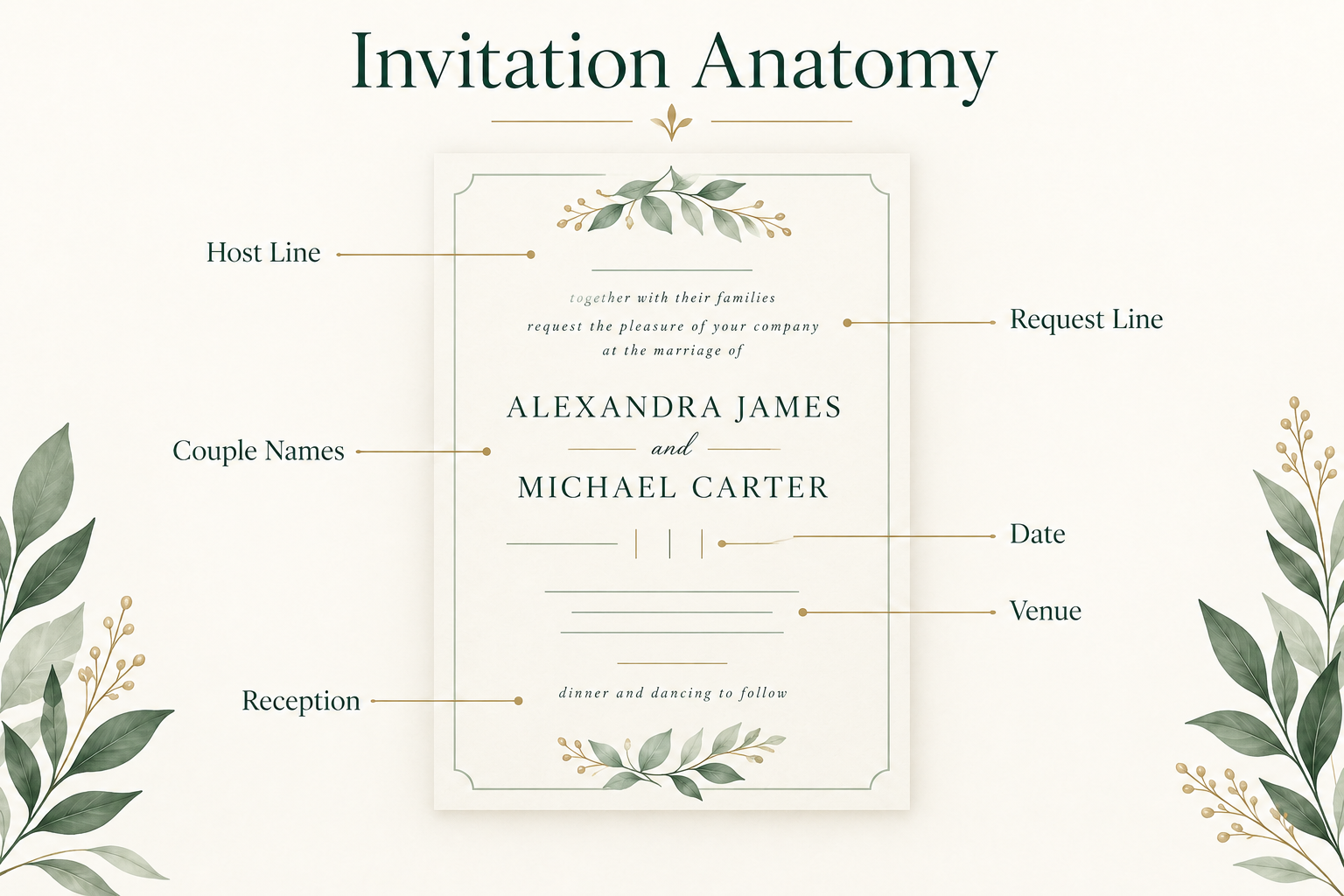  what to include in wedding invitation